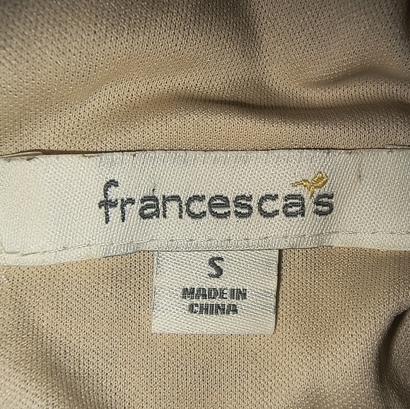 Francesca's V-Neck Low Back Dusty Rose Pink Lace Tulle Dress Size Small - Picture 10 of 16